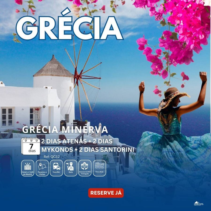 QG12 GRECIA MINERVA  (2 DIAS ATENAS + 2 DIAS MYKONOS + 2 DIAS SANTORINI)